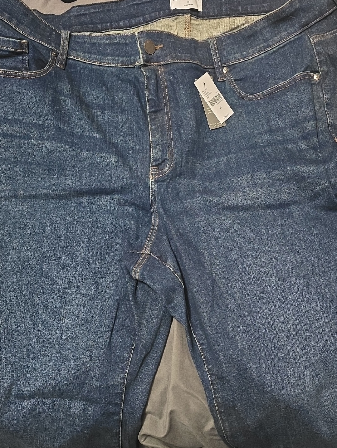 HighRise CurvyFit Bootcut Denim Jeans  Dark Indigo